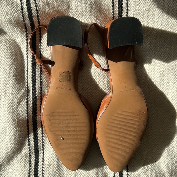 L’Intervalle Slingback leather heels - Picture 5 of 5